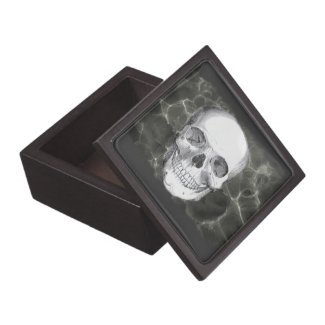 Skull on black planetjillgiftbox