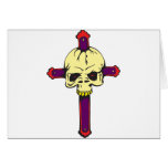 Skull on Cross Card