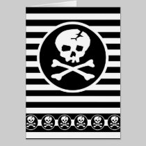Skull Patch Card