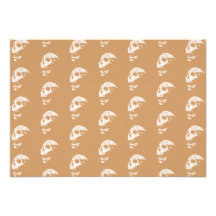 Skull Pattern in Brown and White. Custom Invitations