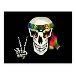 Skull Peace Post Card