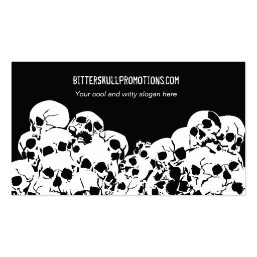 Skull Pile Business Cards