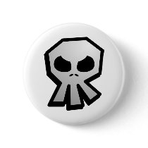 Skull Pin buttons