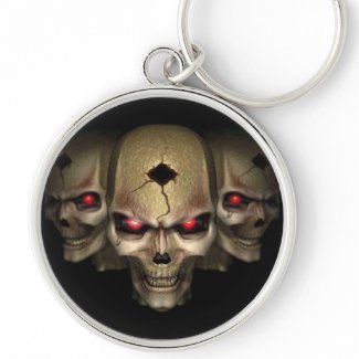 skull pin zazzle_keychain