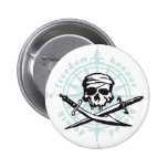 skull pinback buttons