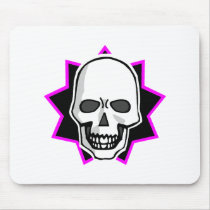 Skull (Pink) mousepads
