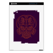 Skull Pinstriping Decal For The iPad 2