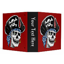 Skull Pirate Binder