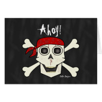 Skull Pirate Card