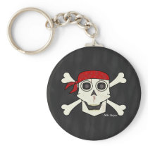 Skull Pirate Keychain