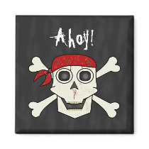 Skull Pirate Magnet