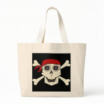 Skull Pirate Tote Bag