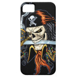 Skull Pirate with Sword and Hook by Al Rio iPhone 5 Case