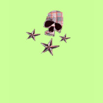 skull plaid t-shirts