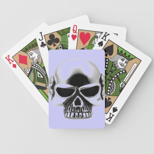 Skull Playing Cards Zazzle