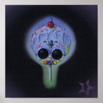 artsprojekt, coallus, michael, banks, skull, candyland, ice, cream, sweet, sugar, candy, cute, big, eye, art, corn sugar, Adam Wingard, beet sugar, Lane Hughes, granulated sugar, sensory receptor, artificial flower, marchpane, lump sugar, caramelized sugar, commercial art, cane sugar, loaf sugar, honey crisp, oculus sinister, naked eye, simple eye, horehound, jelly egg, fine art, brandyball, carob bar, toffy, ocellus, Poster with custom graphic design