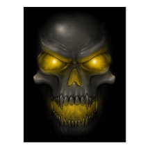 Skull Post Card