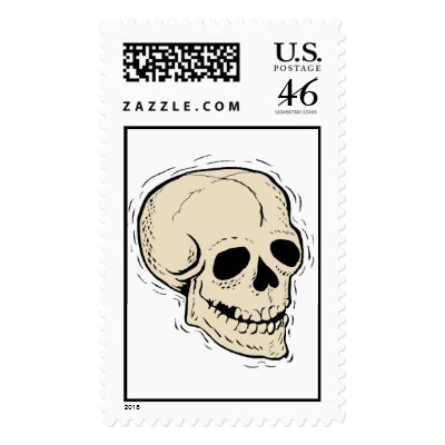Skull postage