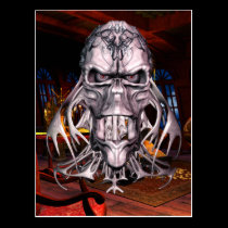 Skull Postcard postcards
