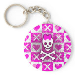 Skull Princess Keychain