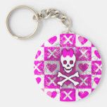 Skull Princess Keychain