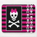 Skull Princess mousepads