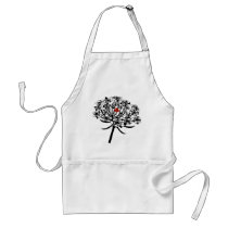 Skull Queen Anne's Lace aprons by opheliasart Skull Queen Anne's Lace aprons