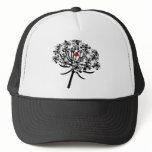Skull Queen Anne's Lace Mesh Hat