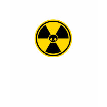 Skull Radiation Symbol t-shirts