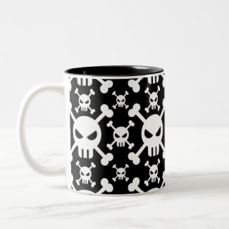Skull Repeat Coffee Mug mug