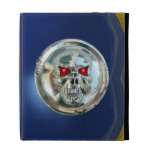 SKULL RIDERS MONOGRAM blue iPad Case