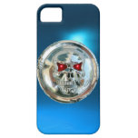 SKULL RIDERS MONOGRAM blue iPhone 5 Case