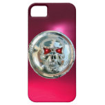 SKULL RIDERS MONOGRAM pink iPhone 5 Cover