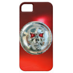 SKULL RIDERS MONOGRAM red iPhone 5 Covers