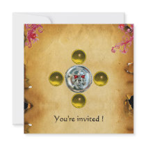 SKULL RIDERS topaz Custom Invites