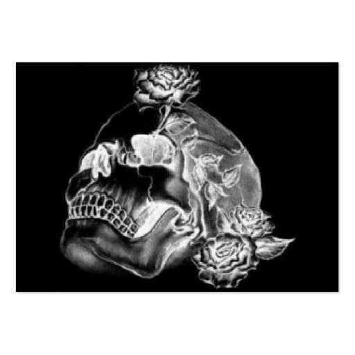 Skull & Roses Business cards (back side)