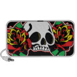 skull + roses speakers