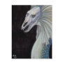 Skull serpent postcard