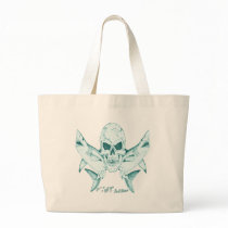 Skull Sharks by FishTs.com Tote Bags