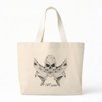 Skull Sharks by FishTs.com Canvas Bags