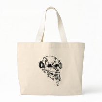 Skull Singing Americana Customizable bags