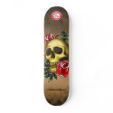 Skull Skateboard by dgarciaii Skull Skateboard