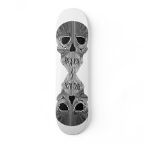 skull custom skateboard