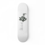 skull skateboard deck