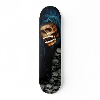 Skull-Skateboard skateboard
