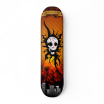 skull skate deck