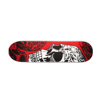 skull skate board decks