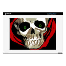 Skull Skeleton Death Mask 13" Laptop Skins
