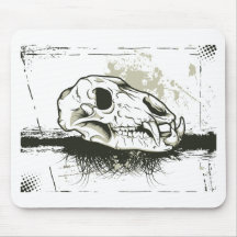 Skull ~ Skulls Animal Skeleton Mousepads