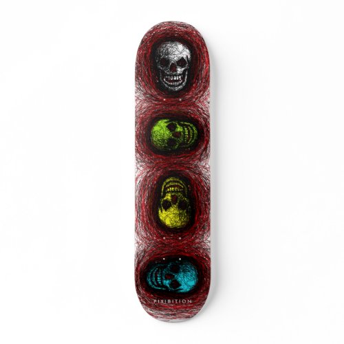 Skull Smile Skateboard skateboard